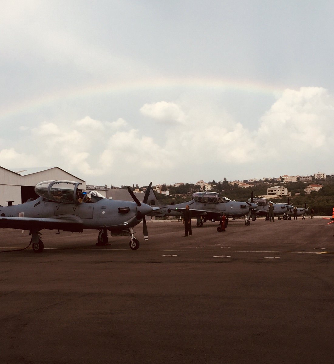 U.S. Embassy Beirut:Finally, all six A-29 Super Tucano are in Lebanon. 