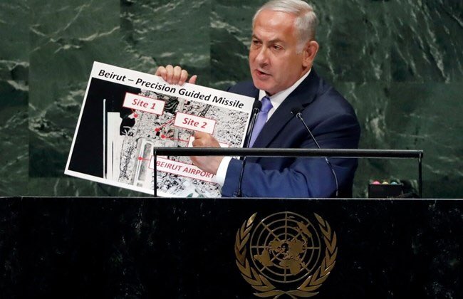 73 ambassadors descend on Lebanon's foreign ministry for press conference and then tour of sites Netanyahu said at UN General Assembly are secret Hezbollah missile depots.