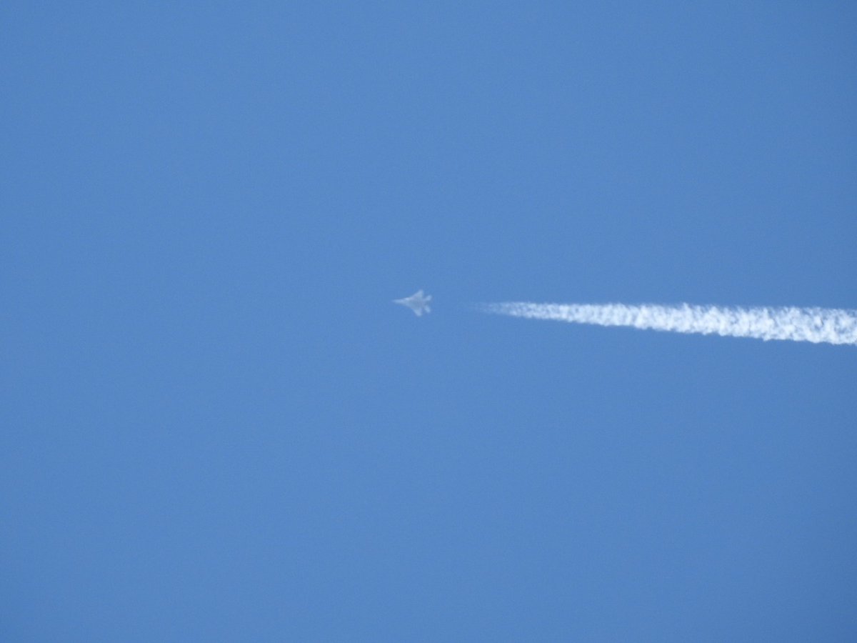 Military flights in Lebanon skies this morning