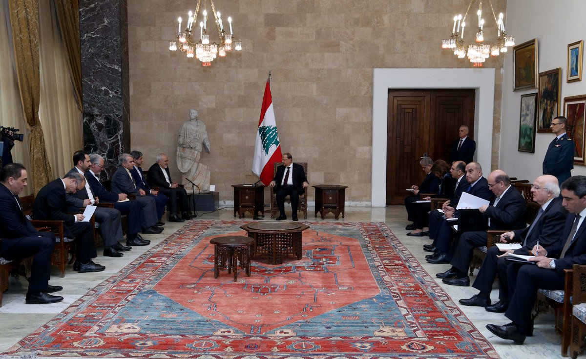 Iran is the First country to visit Lebanon new gov.   