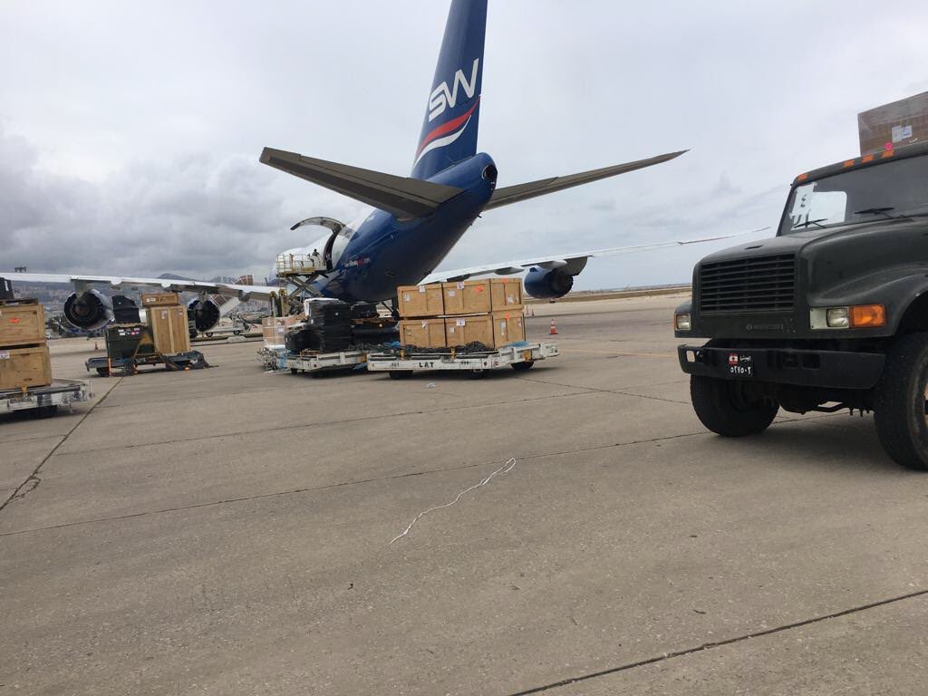US delivered night vision goggles to the Lebanese Armed Forces today   