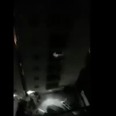 Video from the apartment of the terrorist where he blew himself up   