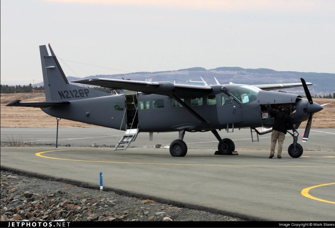 Lebanese Air Force Cessna 208B Grand Caravan N2126P as L401 in ISR mission between Beqaa and Beirut