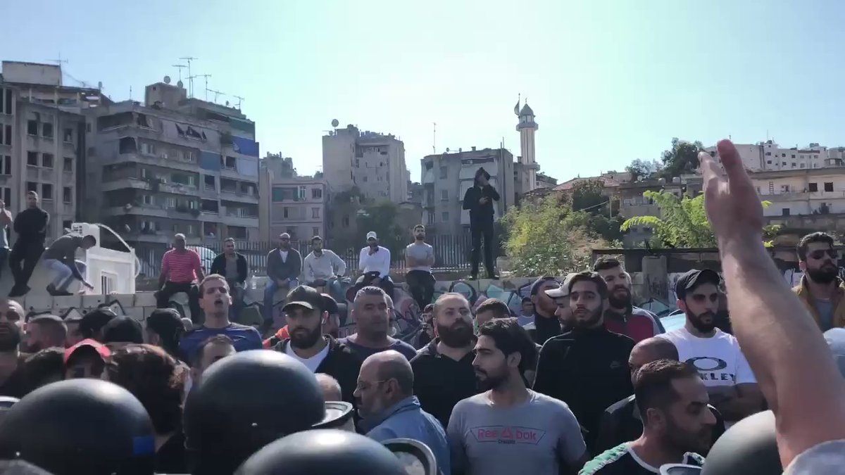 Hezbollah and Amal Movement supporters force reopening of one side of the Beirut Ring Road