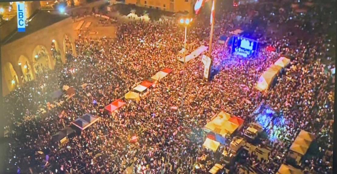 Demonstration in Beirut tonight