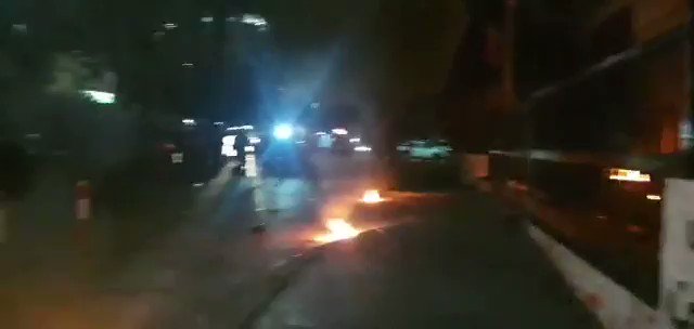Saida (South Lebanon)  Molotov cocktails thrown at the local branch of the Central Bank tonight.  Tripoli and Beirut are both witnessing protests tonight as well. More tension in Tripoli between protestors and the army.