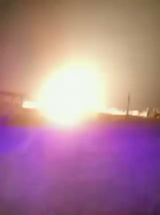 Unverified video of Israeli airstrikes in Homs countryside. Syria