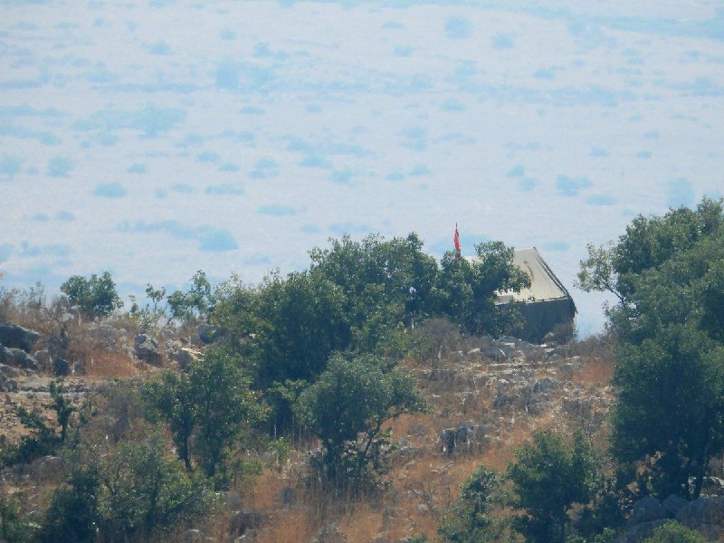 The Hezbollah tent that was attacked by the Israeli army this morning was rebuilt