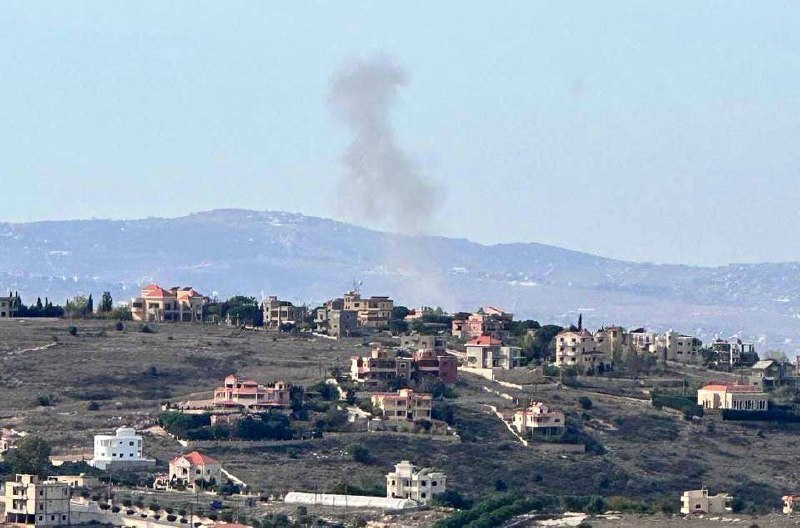 Israeli army strikes in Markaba in southern Lebanon