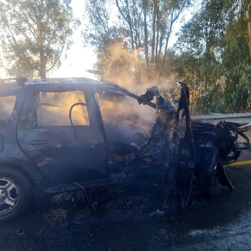 2 civillians were killed by a rocket impact in a civilian vehicle near the Nofeh junction in the Golan regional council