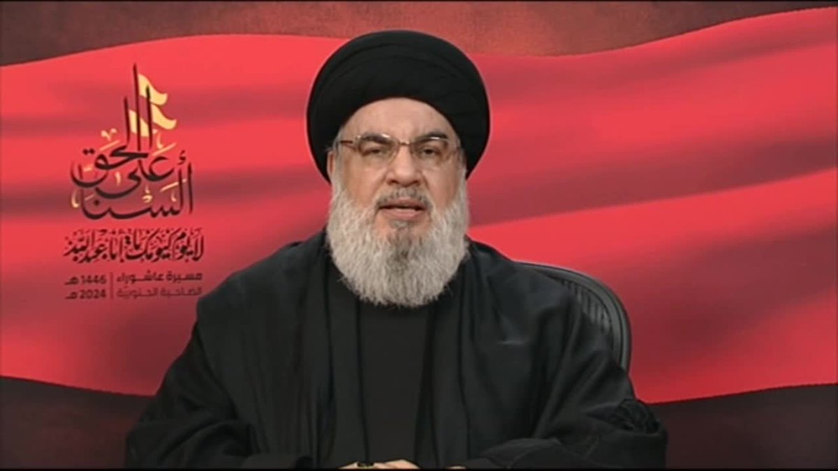 Hezbollah leader Nasrallah warns they will target new Israeli towns if Israel continues to target civilians in Lebanon