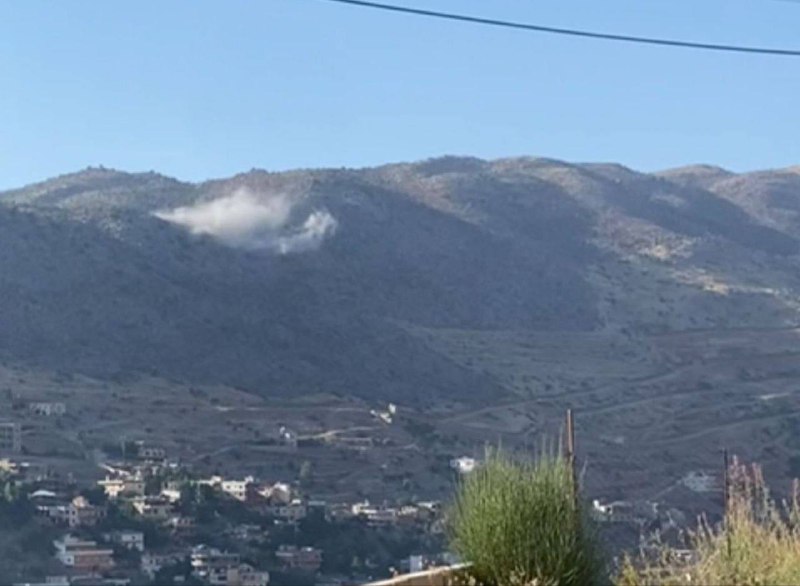 Tirs d'artillerie de l'armée israélienne vers Chebaa et ses environs