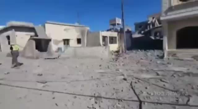 Air strike in Chihine earlier today