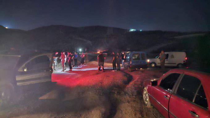Antiair missile, that was apparently fired during the strikes at the Shayrat air base by Syrian army, had impacted near Zgharta, North Lebanon governorate