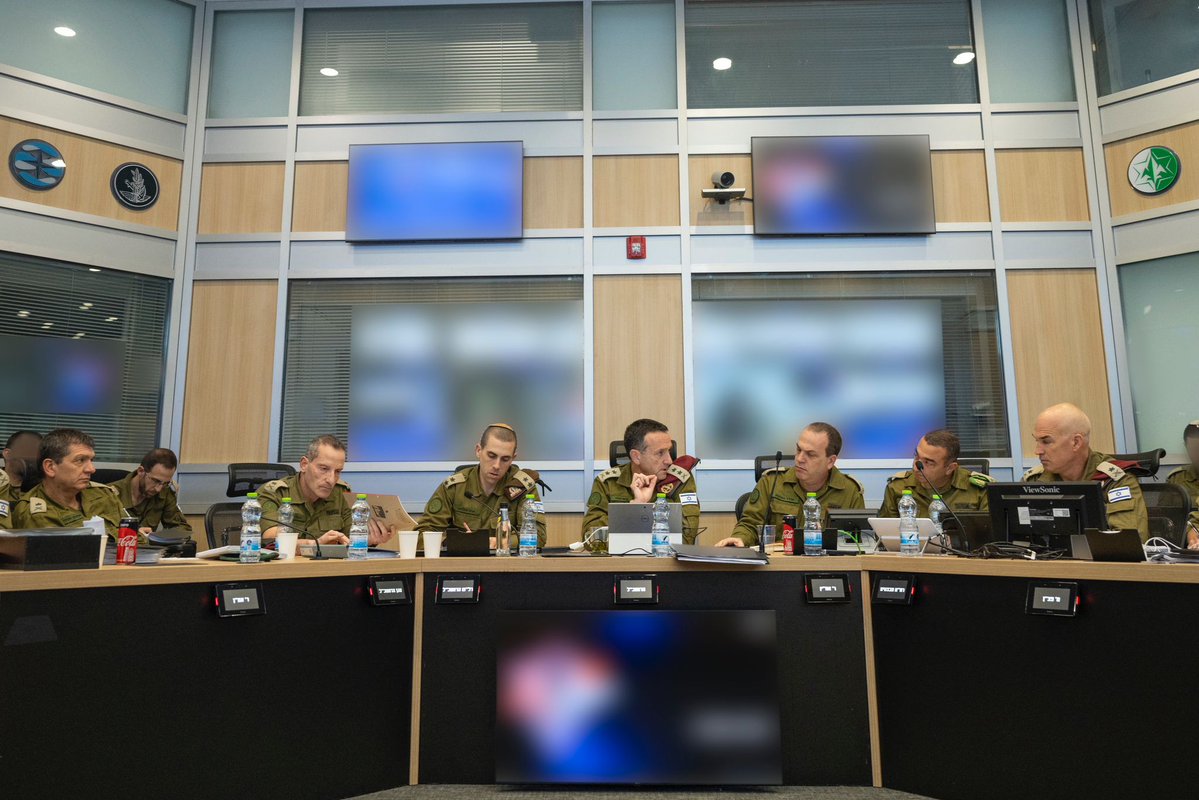 Israeli army Chief of Staff Lt. Gen. Herzi Halevi held a day of readiness for the northern front with the General Staff Forum, the military says in a terse statement