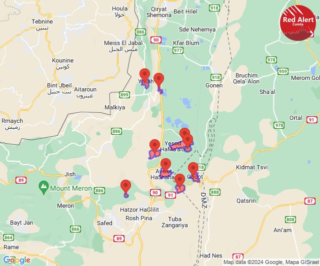 Kuzey İsrail'deki Ayelet Hashahar bölgesinde drone uyarıları duyuluyor