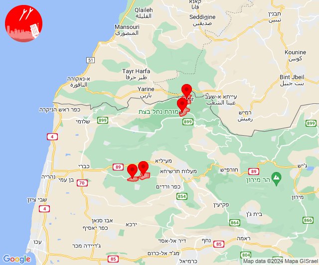 Missile threat alerts in Northern Israel