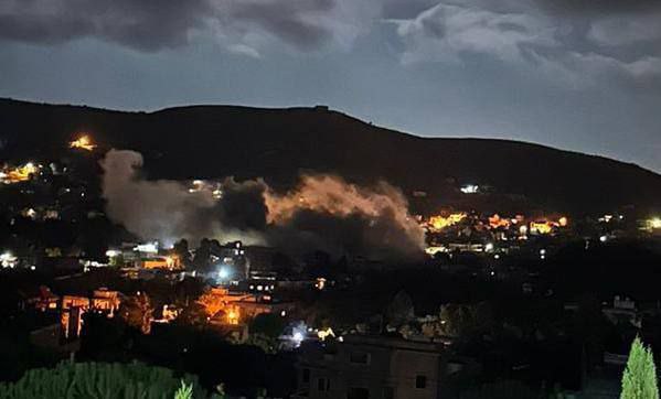 Raid militaire israélien visant la ville d'Aitaroun