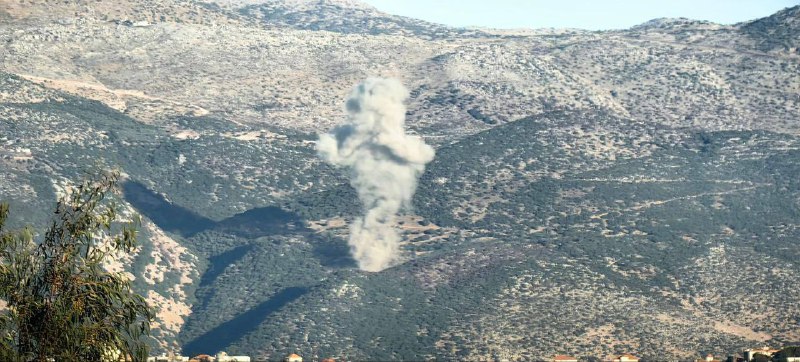 Ataque aéreo del ejército israelí cerca de Addaiseh