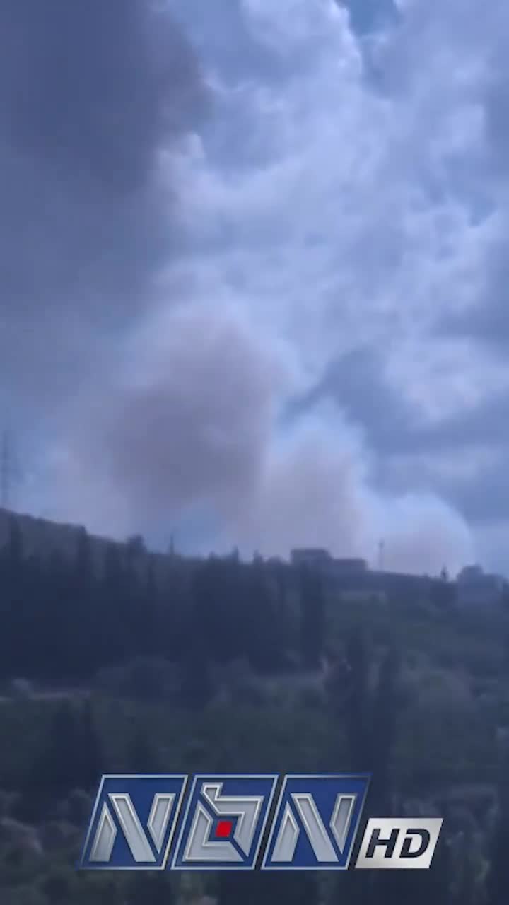 The Israeli raid that targeted the town of Al-Bissariya a short while ago, south Lebanon