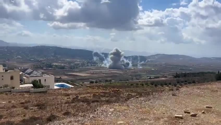 Israeli raid targets Marjeyoun plain