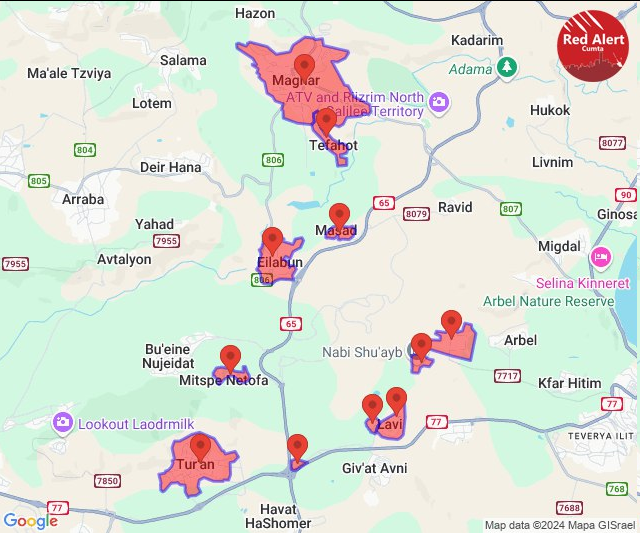 Additional sirens are sounding in the Lower Galilee