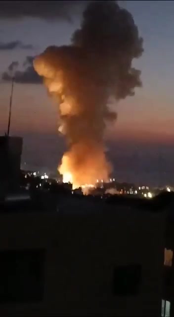 Israeli recent strike near Ghaziyeh