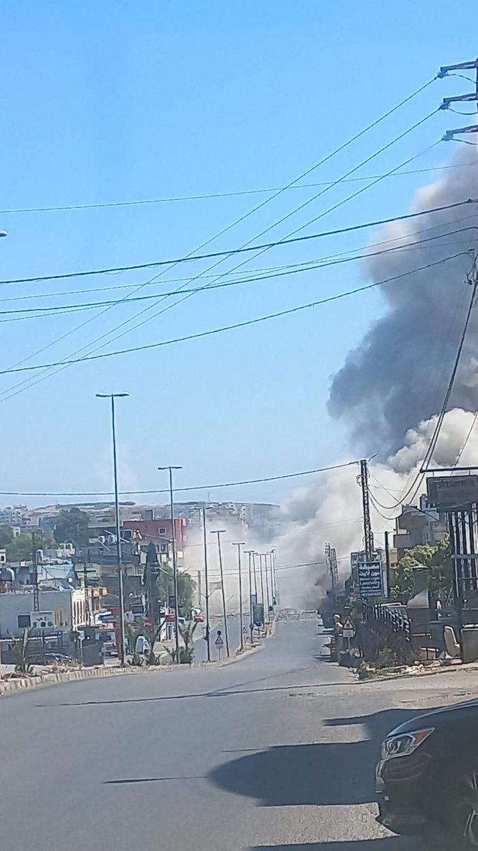 El ataque tuvo como objetivo la carretera principal entre Zefta y Nabatieh, en el sur del Líbano.