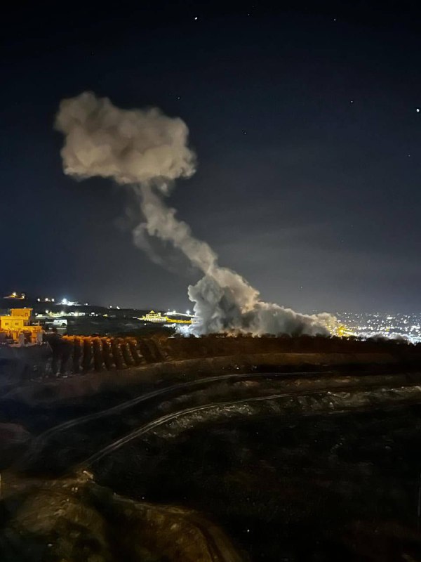 İsrail ordusunun, Lübnan'ın doğusundaki Bekaa Vadisi'nin merkezindeki Karak kasabasına düzenlediği saldırı