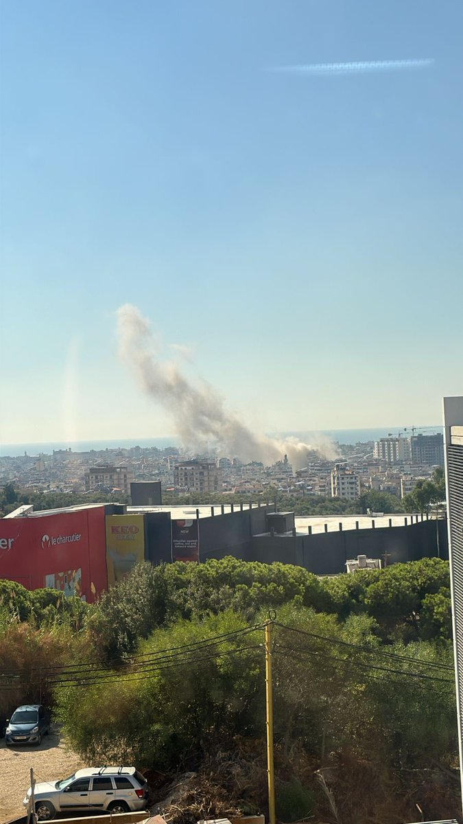 A  explosion was heard in the southern suburbs of Beirut