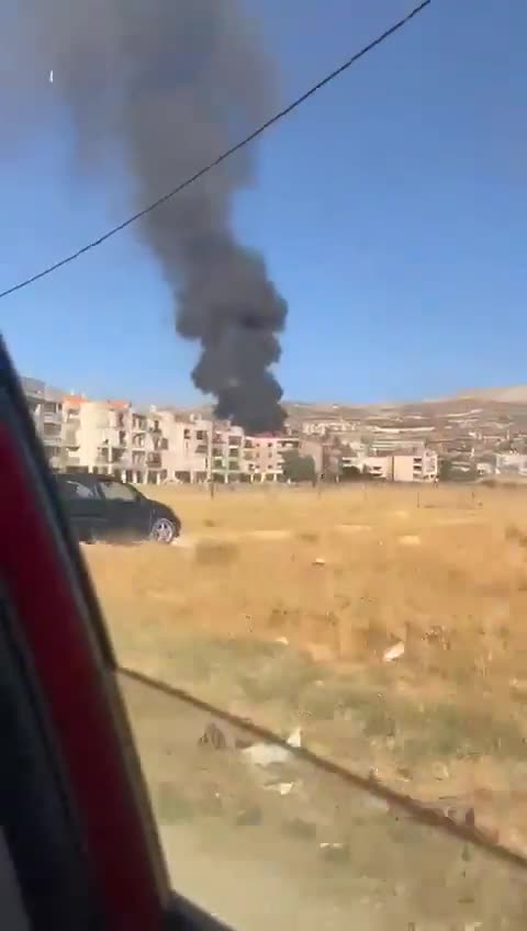 Israeli raid on Mount Shanieh in Aley District