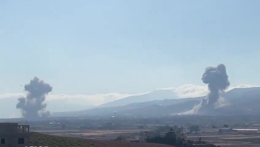 Een tijdje geleden werden er Israëlische luchtaanvallen gemeld in Baalbek, Libanon