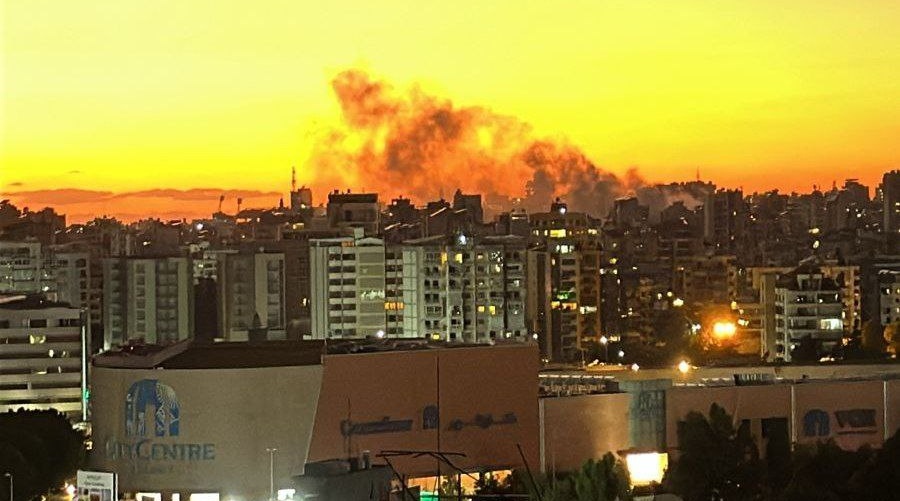 Israeli raid targets the southern suburbs of Beirut