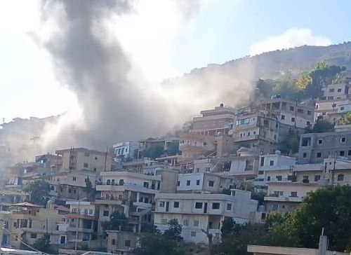 Força aérea israelense lançou 6 ataques na cidade de Shebaa, no sul do Líbano