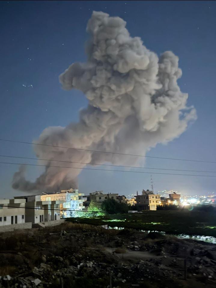 Israëlische aanval richt zich op de stad Chtaura