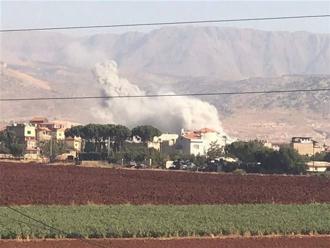 L'armée de l'air lance de nouveaux raids sur plusieurs villes du Liban : Maaroub, Sarein, Adous et Ali al-Nahri