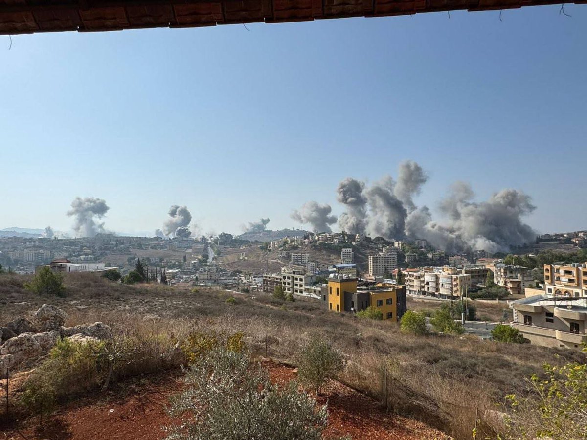 Meer dan tien invallen gericht op Nabatieh en omgeving in het zuiden van Libanon