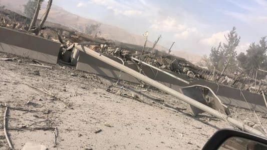 Ataque aéreo na rodovia Rayak-Baalbek