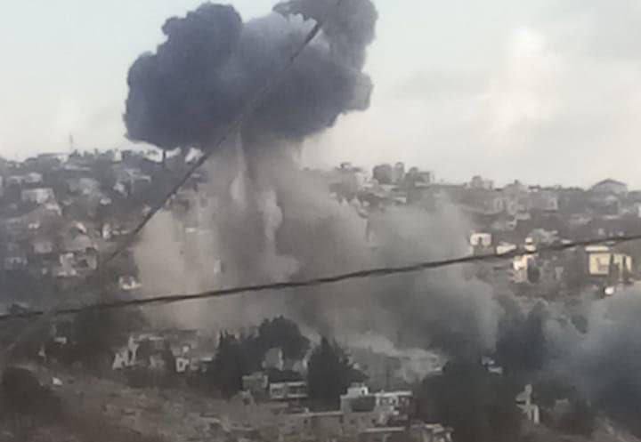 Força aérea lança ataque à cidade de Harouf, no sul do Líbano