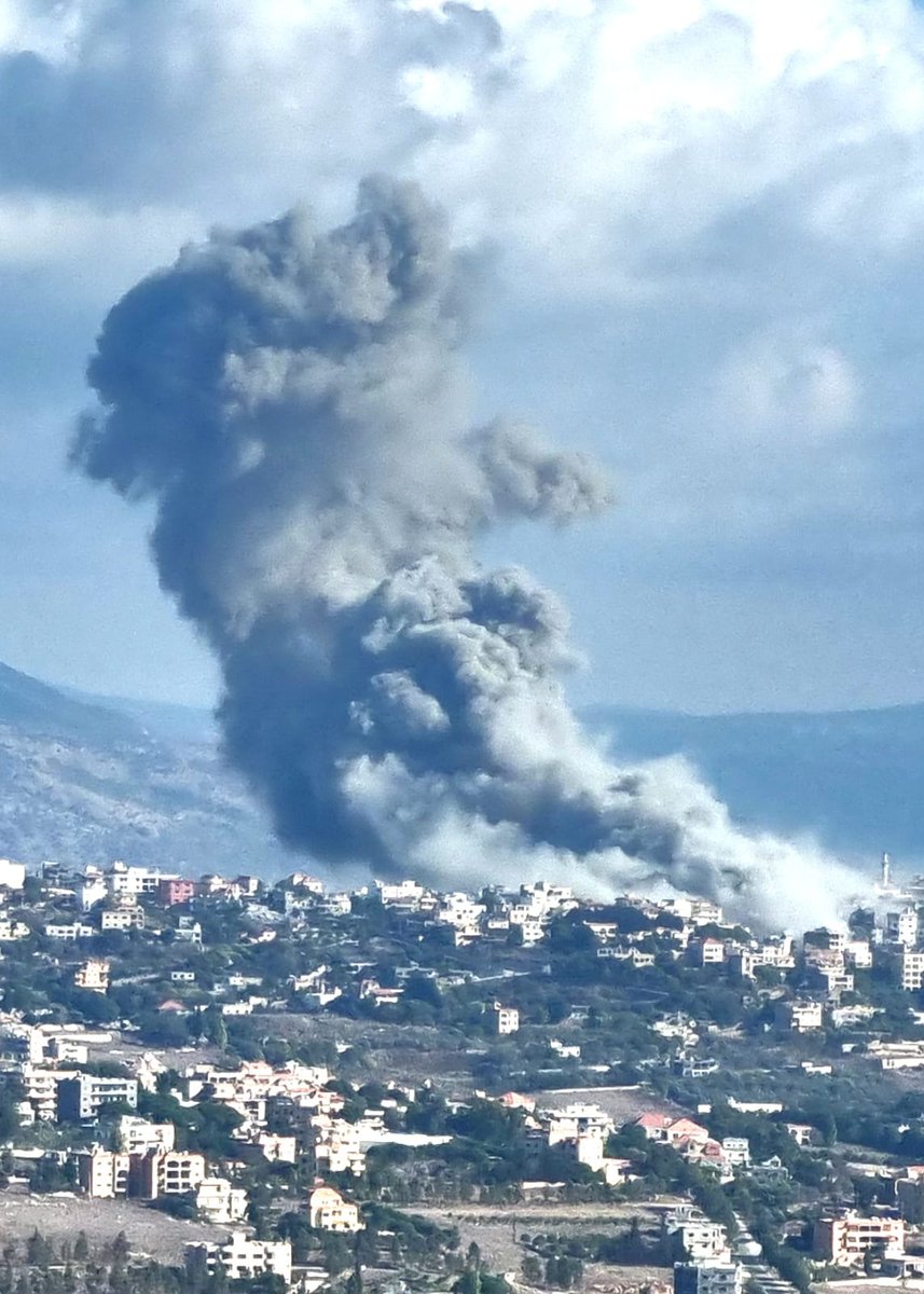 Khiam kasabasına yapılan baskının fotoğrafı