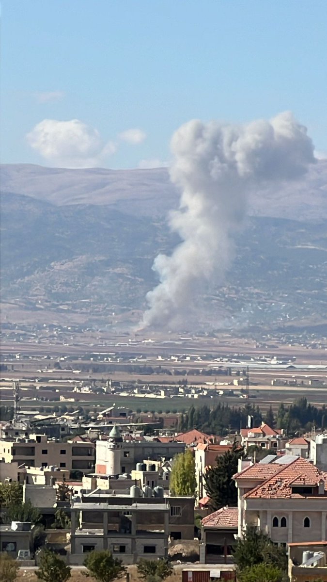 Israeli raid targets the town of Bodai in the Bekaa