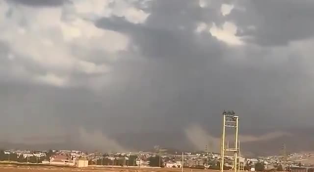 Footage of some of the Israeli airstrikes on the city of Baalbek in eastern Lebanon