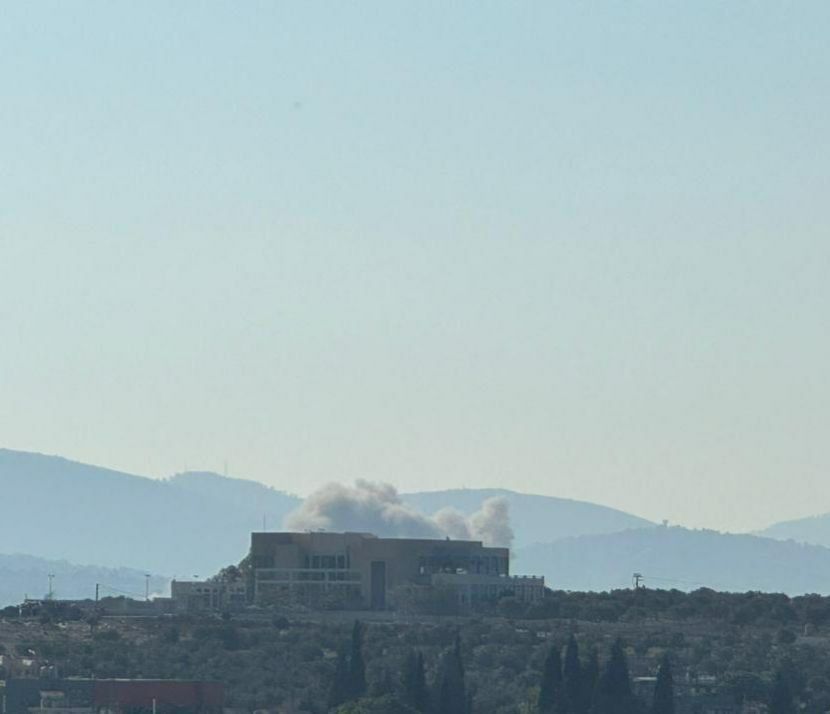 Israeli aviation launches a raid on the town of Nabatieh al-Fawqa in southern Lebanon