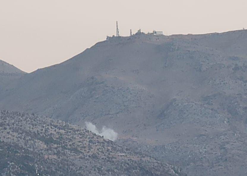 Artillery shelling targets the outskirts of Shebaa town