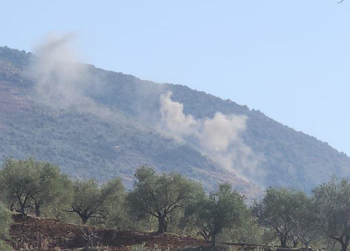 Artillery shelled the outskirts of Halta town