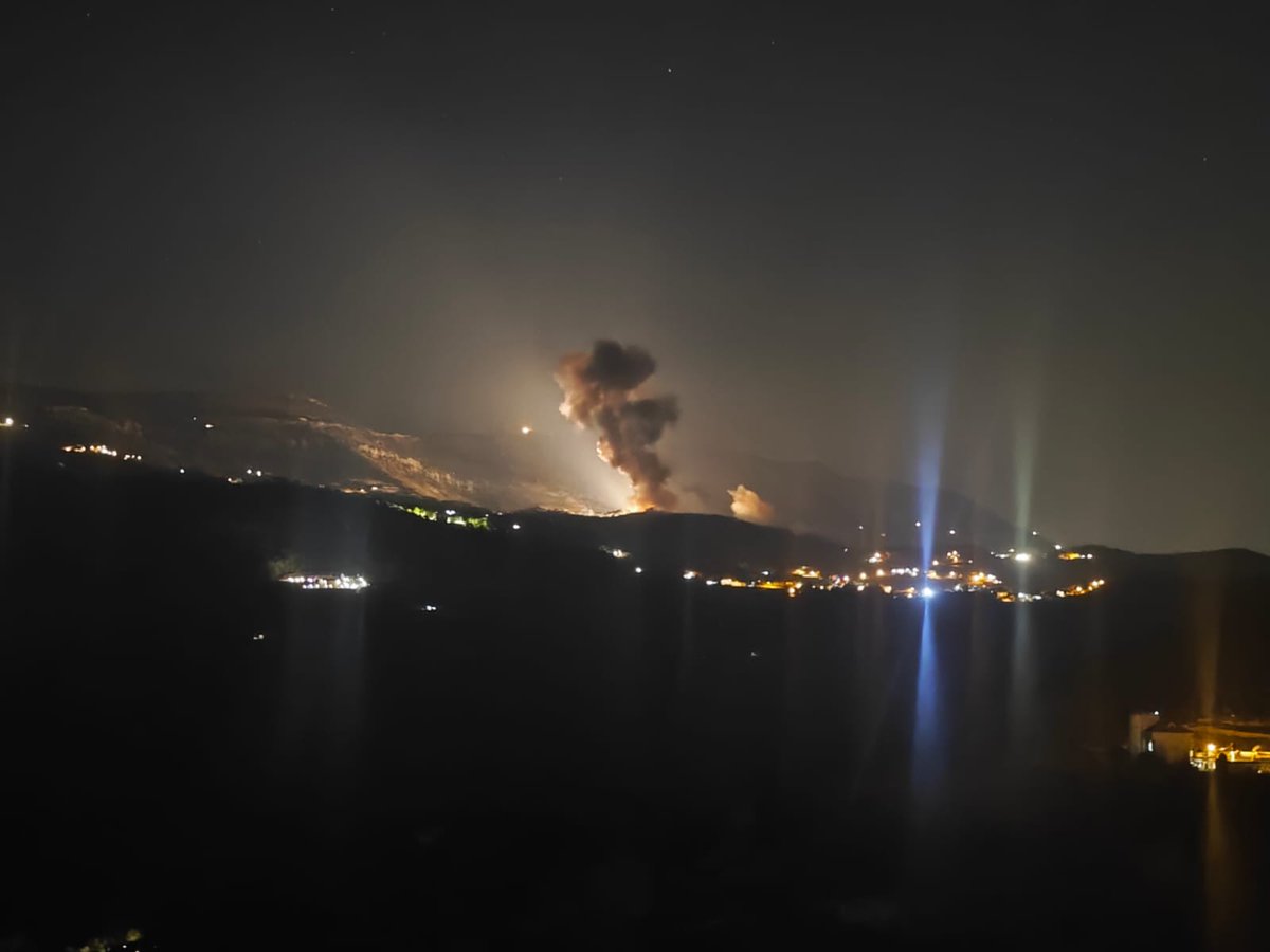 חיל האוויר תקף משגרי רקטות של חיזבאללה בחבל א-תופאח