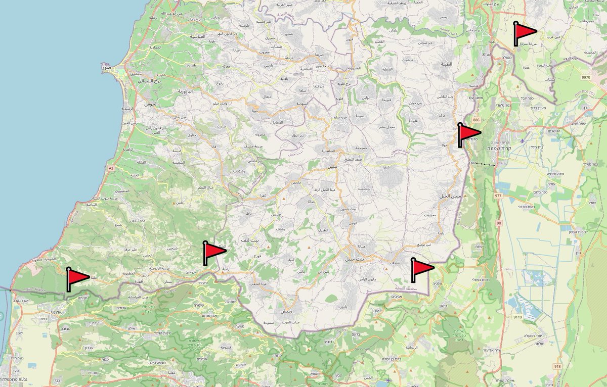 The Israeli army confirms troops will remain deployed to five strategic positions in southern Lebanon beyond tomorrow's deadline to withdraw as part of a ceasefire agreement, and details where they are located