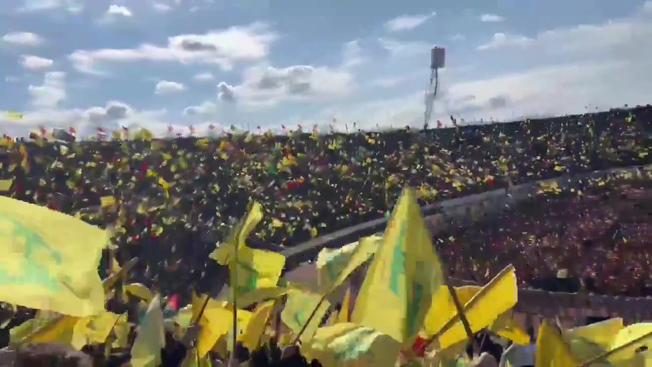 Multitudes en Beirut para el funeral de Nasrallah