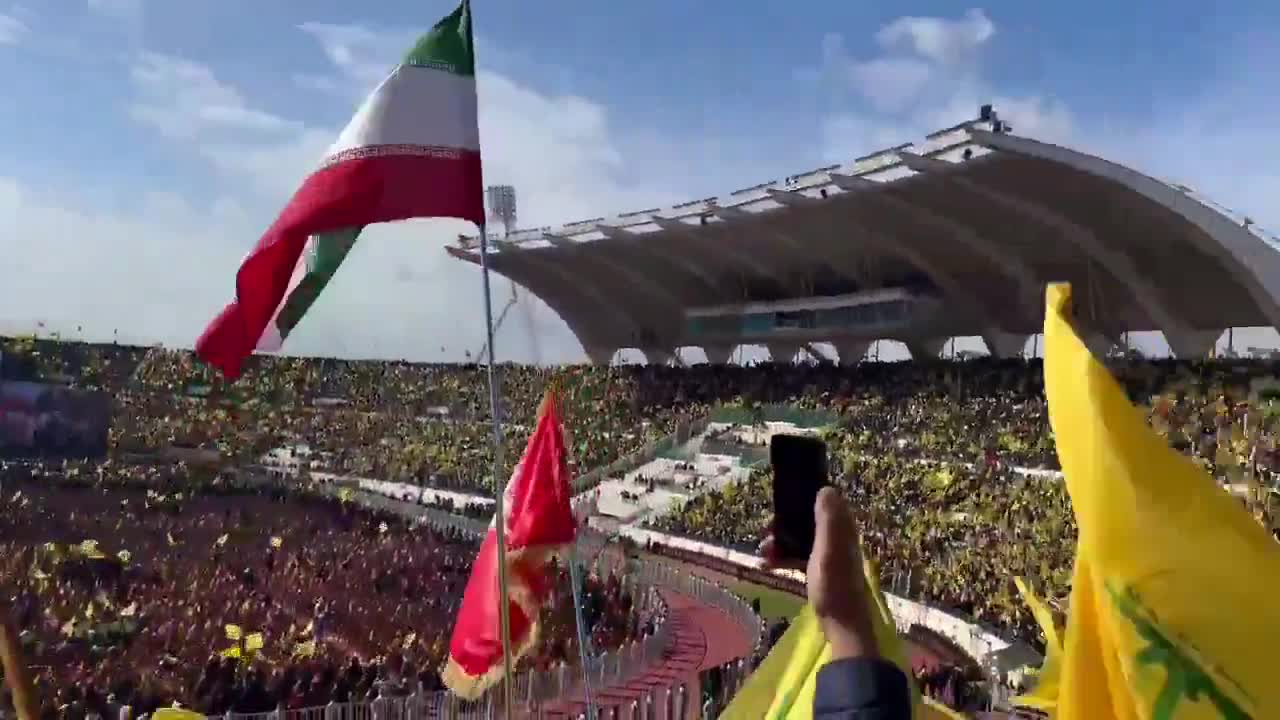 Multitudes en Beirut para el funeral de Nasrallah