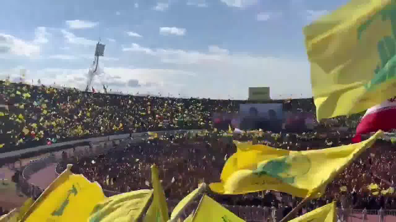 Multitudes en Beirut para el funeral de Nasrallah